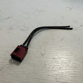 12-18 BMW 2 Port 2 Wire Plug Pigtail Connector RT-59Z017-000 OEM HARNESS PLUG USED F30 PARTS(ONLY PICKUP)