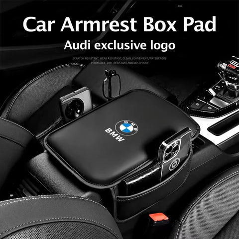 Leather Armrest Mat Arm Rest Protection Cushion Auto Armrests For BMW F10 F20 F30 E90 F80 F87 X1 X2 X3 X4 X5m X6m M2 M3 M4 M5 M6