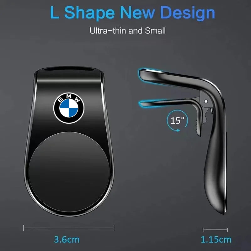 Magnetic Car Phone Holder Metal Stand Accessories For BMW