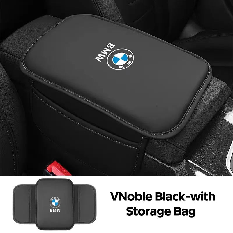 Leather Armrest Mat Arm Rest Protection Cushion Auto Armrests For BMW F10 F20 F30 E90 F80 F87 X1 X2 X3 X4 X5m X6m M2 M3 M4 M5 M6