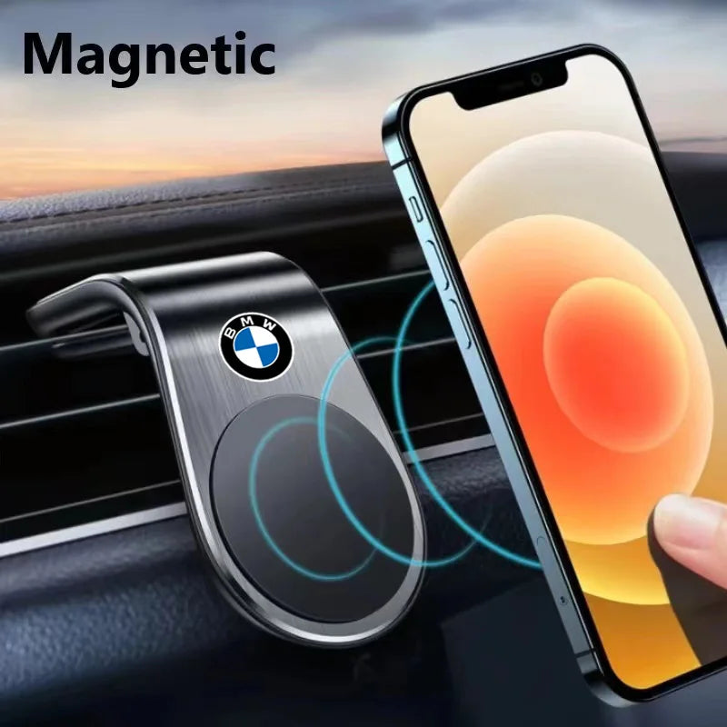 Magnetic Car Phone Holder Metal Stand Accessories For BMW