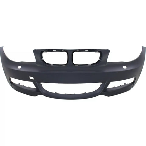 Front Bumper Cover For 2008-13 BMW 128i 135i Primed with M Package Fog Lamp Hole
