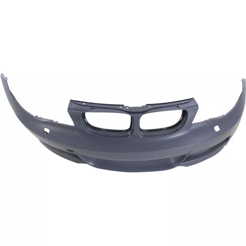 Front Bumper Cover For 2008-13 BMW 128i 135i Primed with M Package Fog Lamp Hole