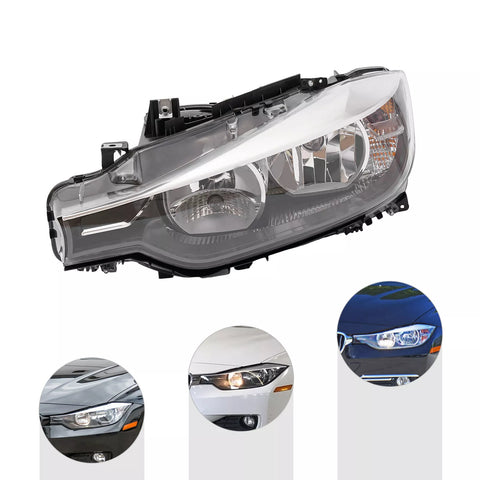 Halogen Headlight Driver Side Headlamp For 2012-2015 BMW 320i 328i Sedan (SHIPPED)