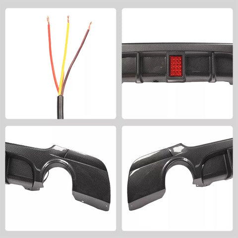 Carbon Fiber Rear Bumper Diffuser for BMW E92 / E93 (2 door) 328i 335i (M-SPORT)(M-PACKAGE) 2007-2013 (SHIPPED)